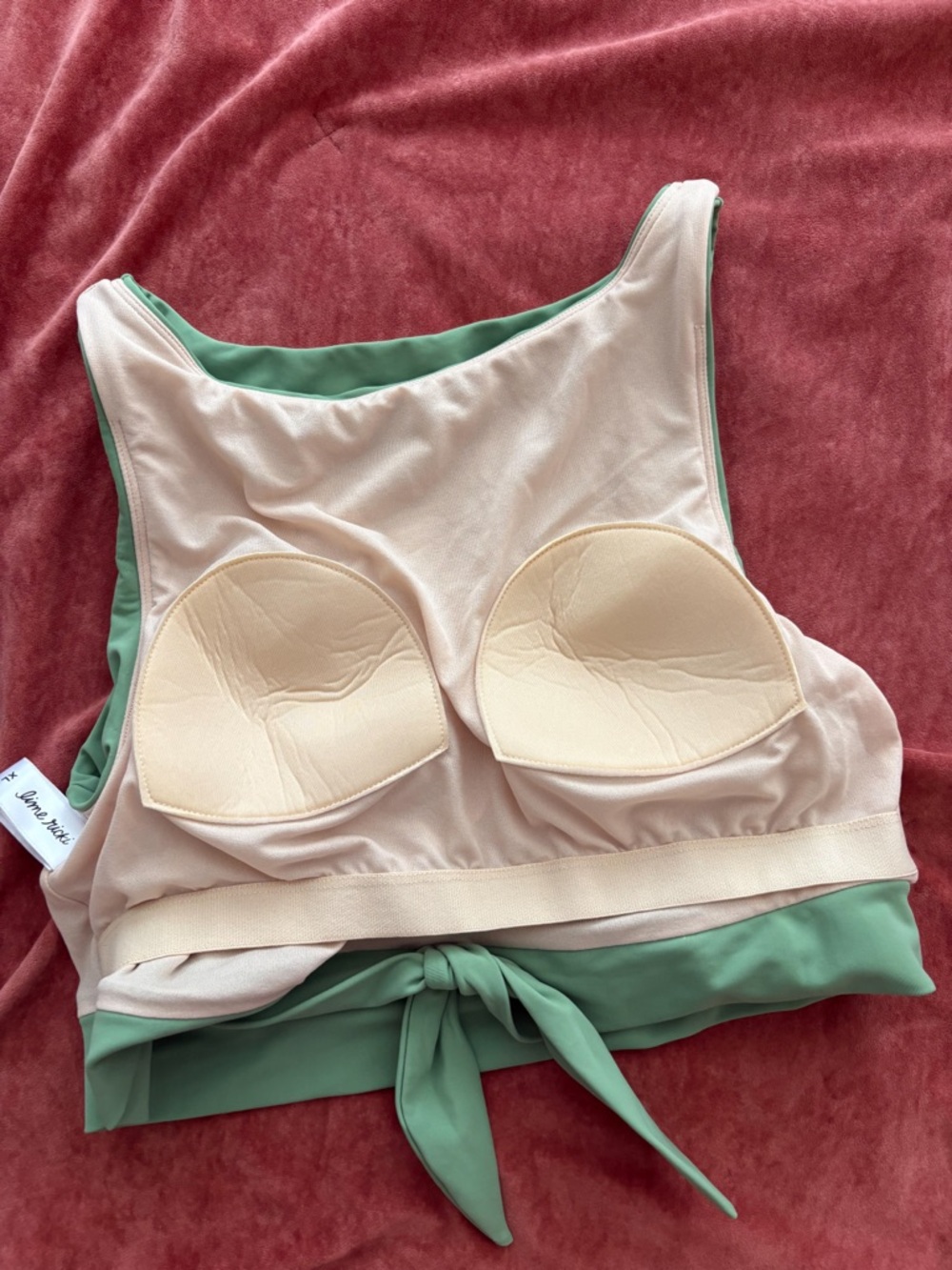 Lime Ricki Ming Green Swimsuit Top - Picture 6 of 6